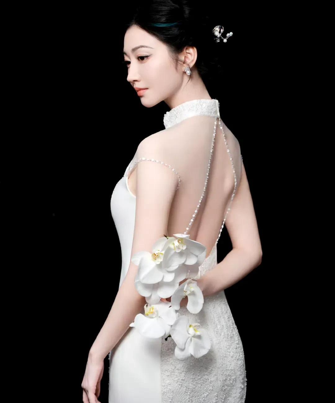 景甜旗袍美背#明星##女明星##景甜#