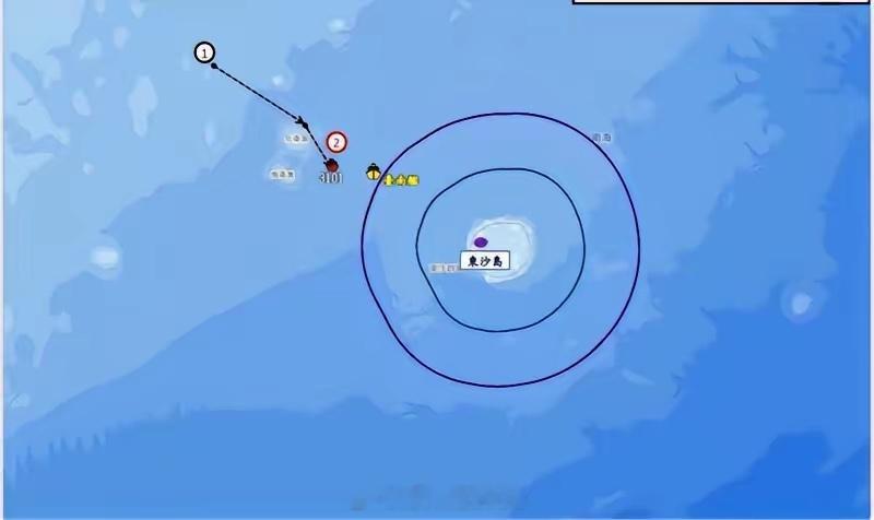 【海警船、“海巡舰”在东沙再次对峙，台舰威胁道：“你们将会受到世界的制裁”】东沙