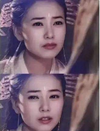 才发现倚天屠龙记里高圆圆的发型是把鲨鱼夹掰断了两边各叉一个，当时注意力全在脸上了