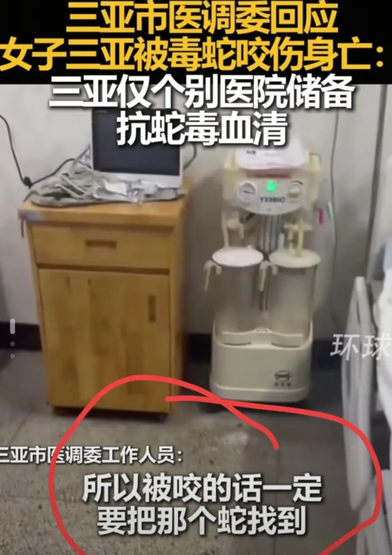 三亚蛇咬人事件，医生给的提醒：如果被蛇咬伤了，千万不要跑，也别把它甩掉，先拿出手
