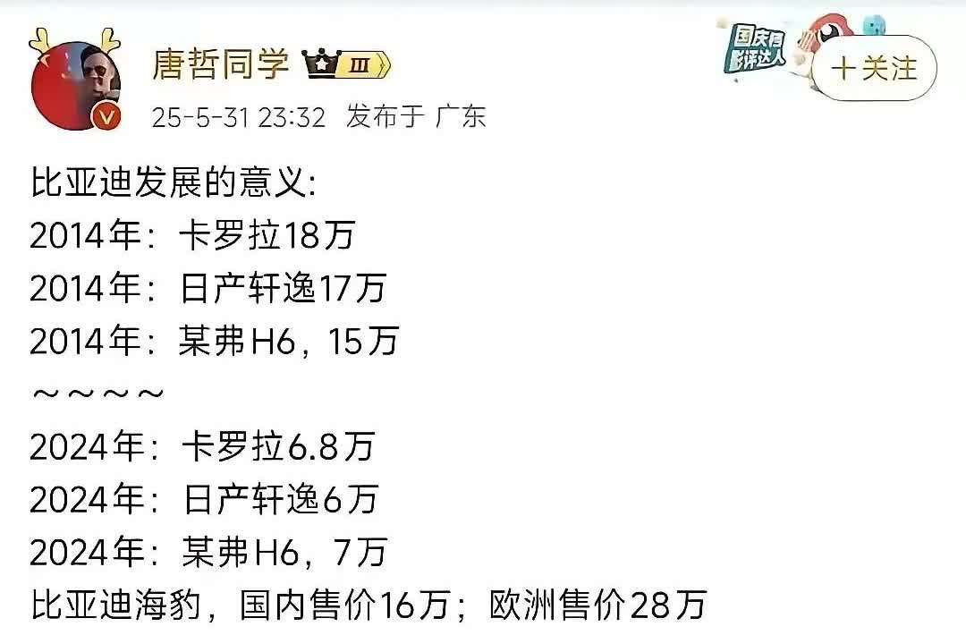 千万不能让10年前的卡罗拉轩逸车主看见，不然他们受不了的。想当年，卡罗拉