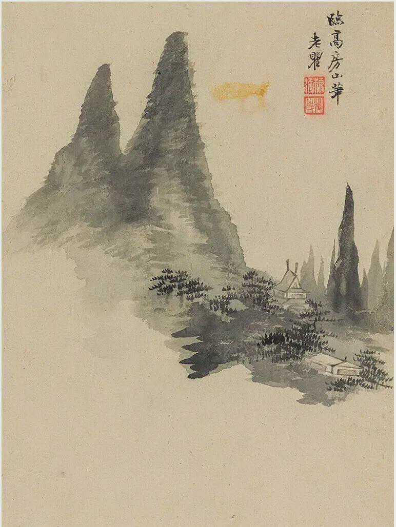 梅清黄山册。梅清（1623年—1697年），字渊公，号瞿山，安徽宣城人，梅清早