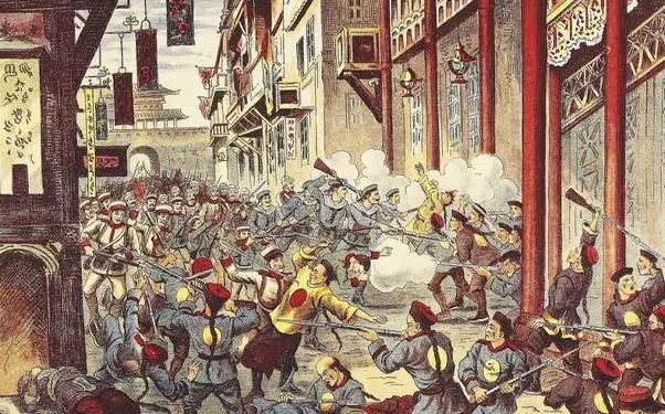 沿街死尸十之九皆老者，两三岁的孩子被砍杀扔在路上，四十岁以下的女人一个不剩，老人