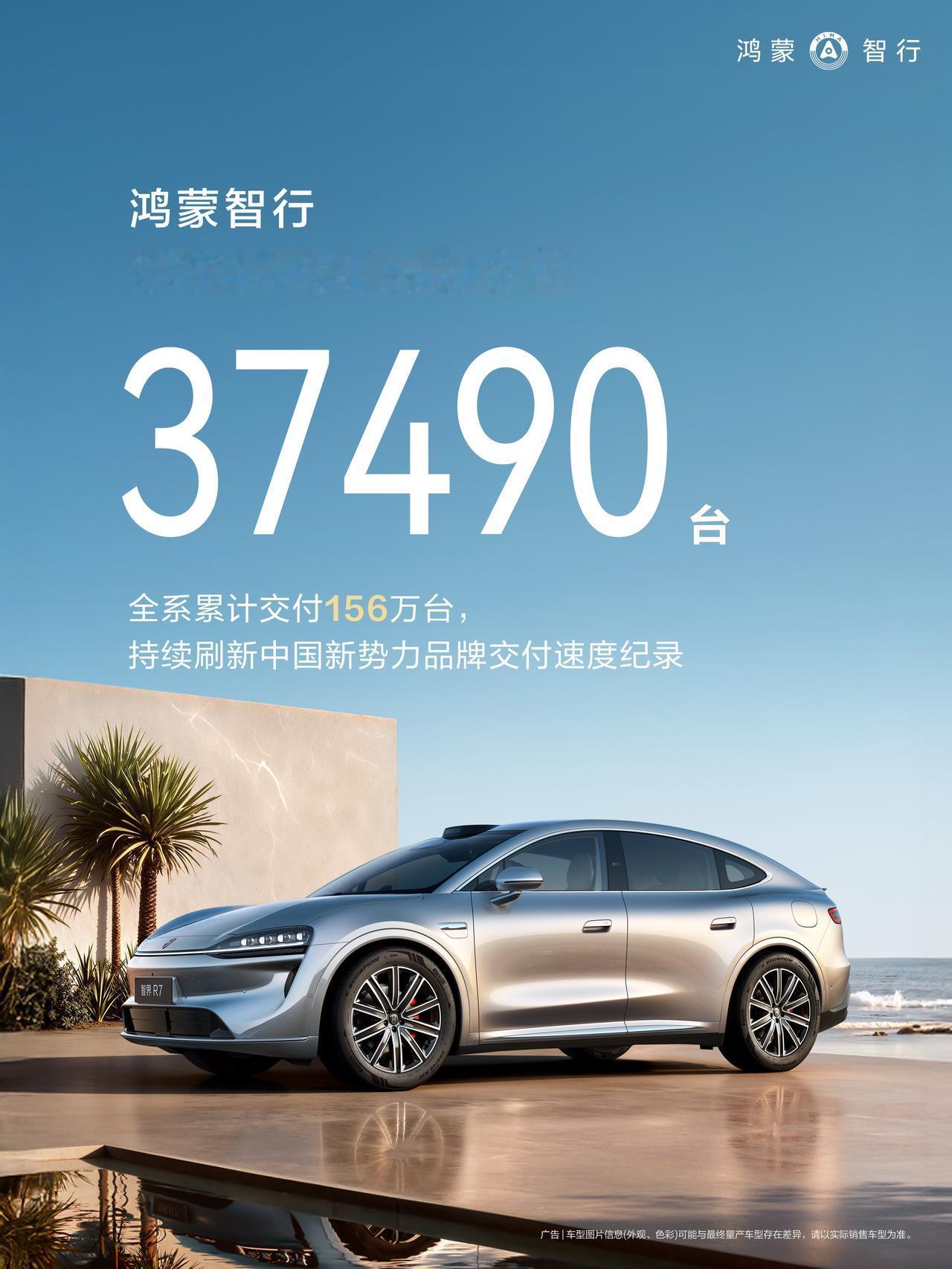 53个月150万辆，鸿蒙智行这个速度什么水平？9月的37490台、累计的156