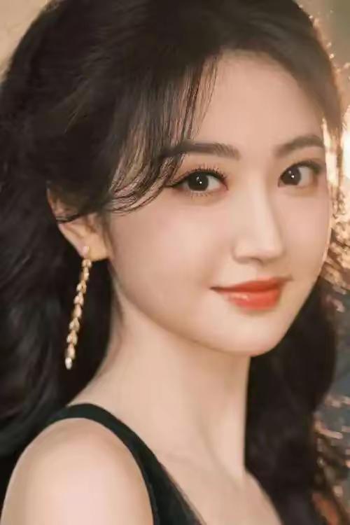 长发飘飘的景甜似仙女，短发的她似精灵，真是人美啥发型都能hold得住。