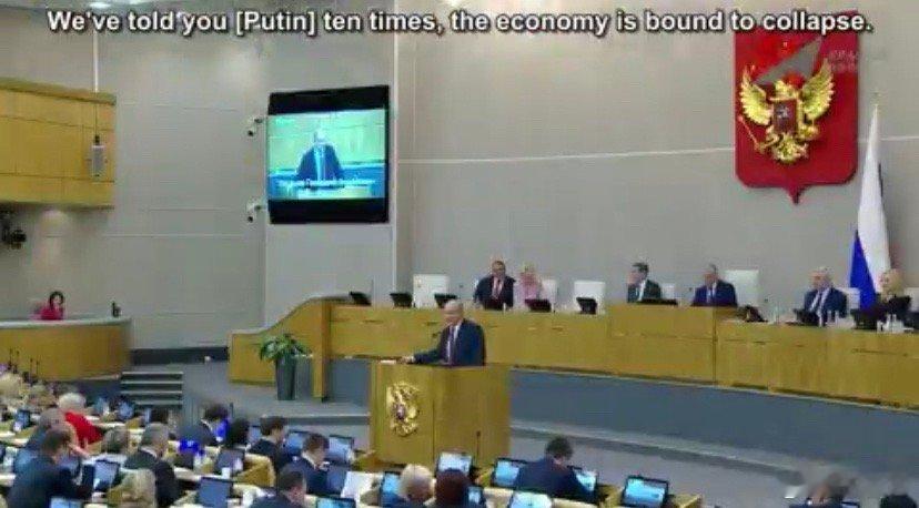 ‼️俄罗斯国家杜马发出警告：经济崩溃恐将引发一场“1917年式”的革命——就在