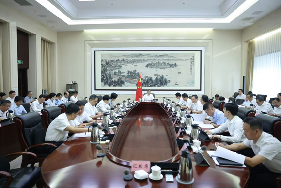 市政府党组召开扩大会议 学习贯彻习近平总书记重要讲话重要指示精神