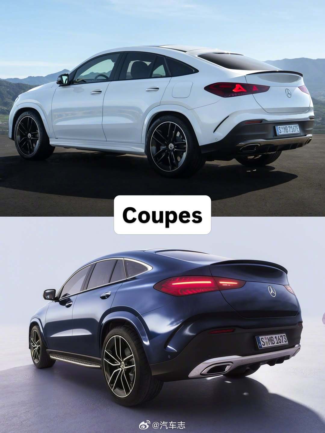 新老款奔驰GLE对比，你们喜欢新的设计吗？奔驰奔驰gle级