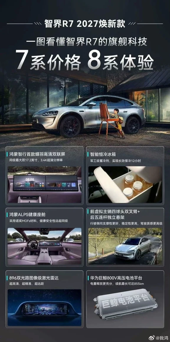 智界R7换新升级即将上市！