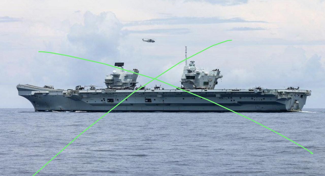 英国海军近期在南海刷存在，从解放军的视角来看，英国砸锅卖铁拼凑的航母战斗群只是瓮