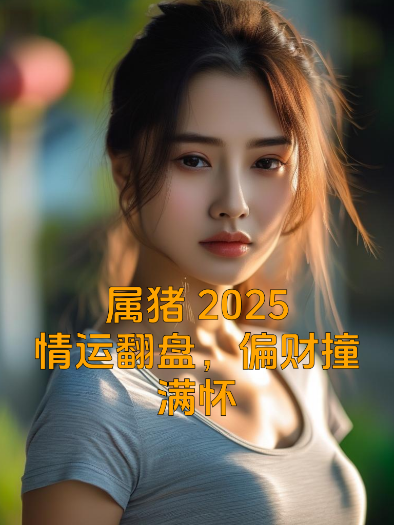 属猪2025：情运翻盘，偏财撞满怀