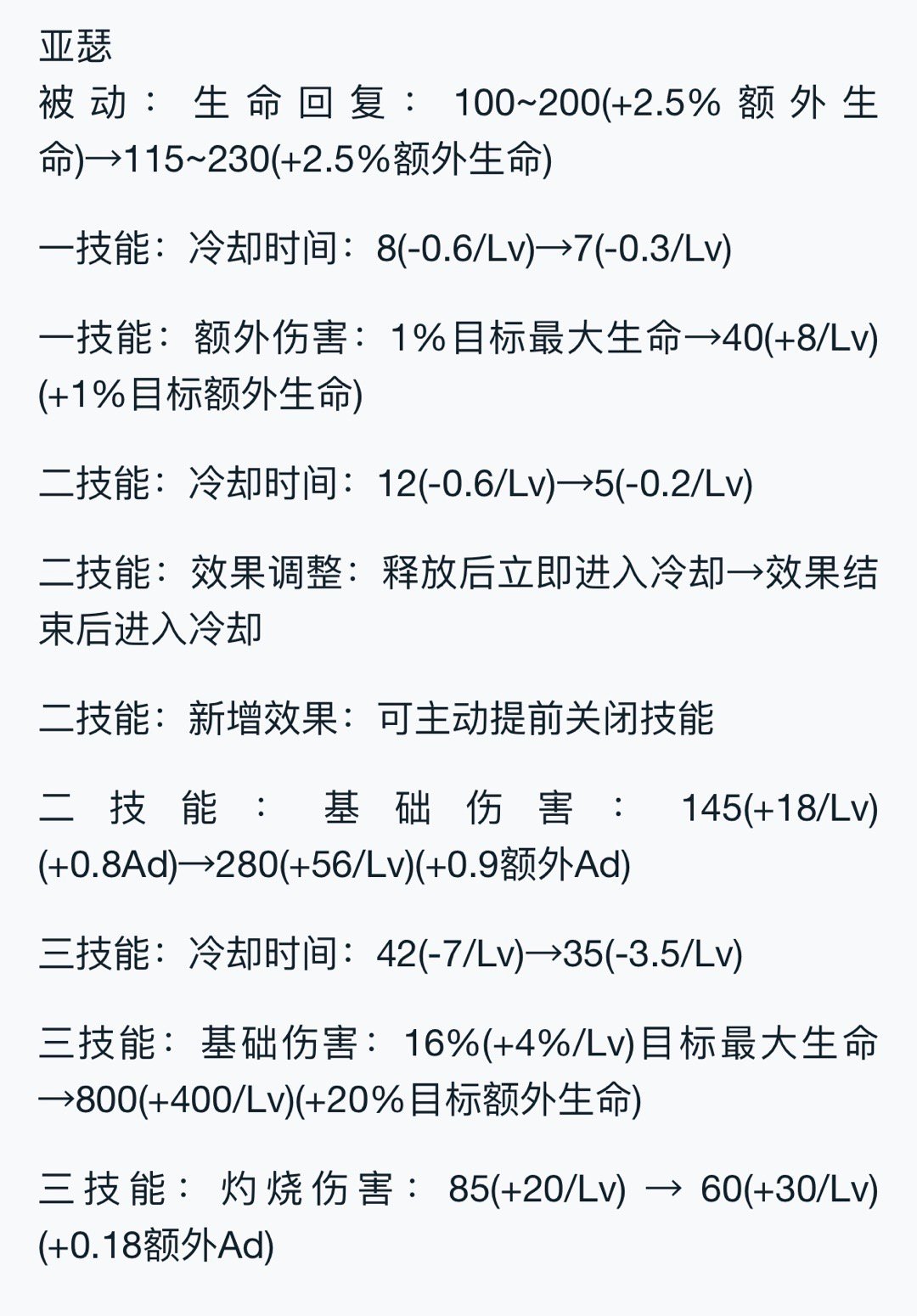 体验服2.14更新，多位英雄调整⭐亚瑟改版，整体综合算加强⭐张飞加强，技能数值由