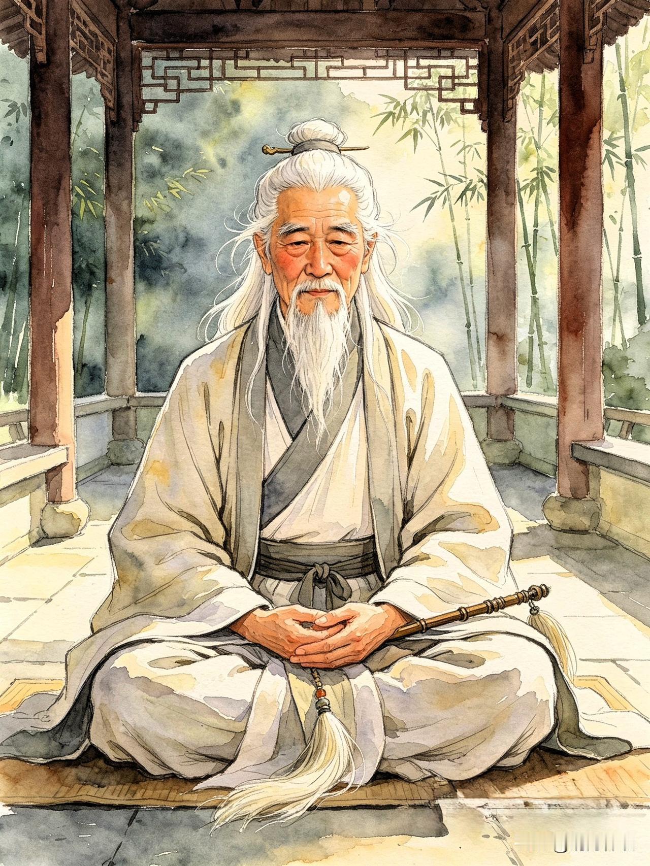 一位老道长说：恢复精神最快的秘诀，就是中午吃完饭后，找一把椅子，背靠墙坐