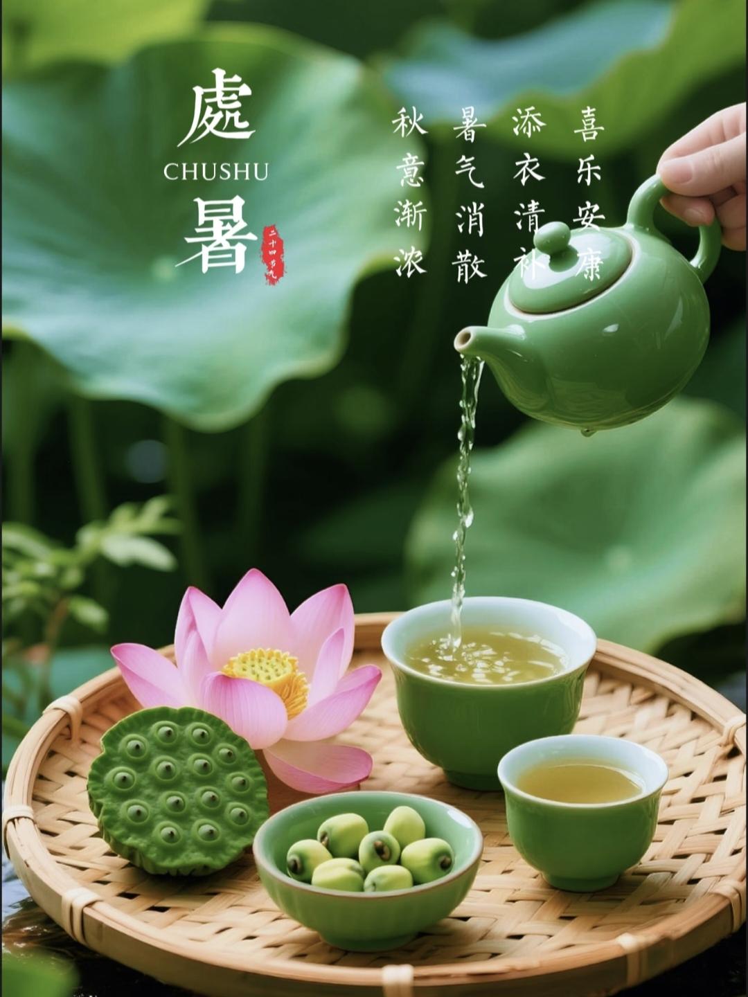 央视金句｜处暑文案🍉句句小众又高级🍉处，止也，暑气至此而止矣。🍉早晚