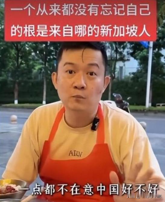 一位新加坡华人终于说了实话，他曾经表示，在新加坡的华人，根本不在乎中国到底好不好