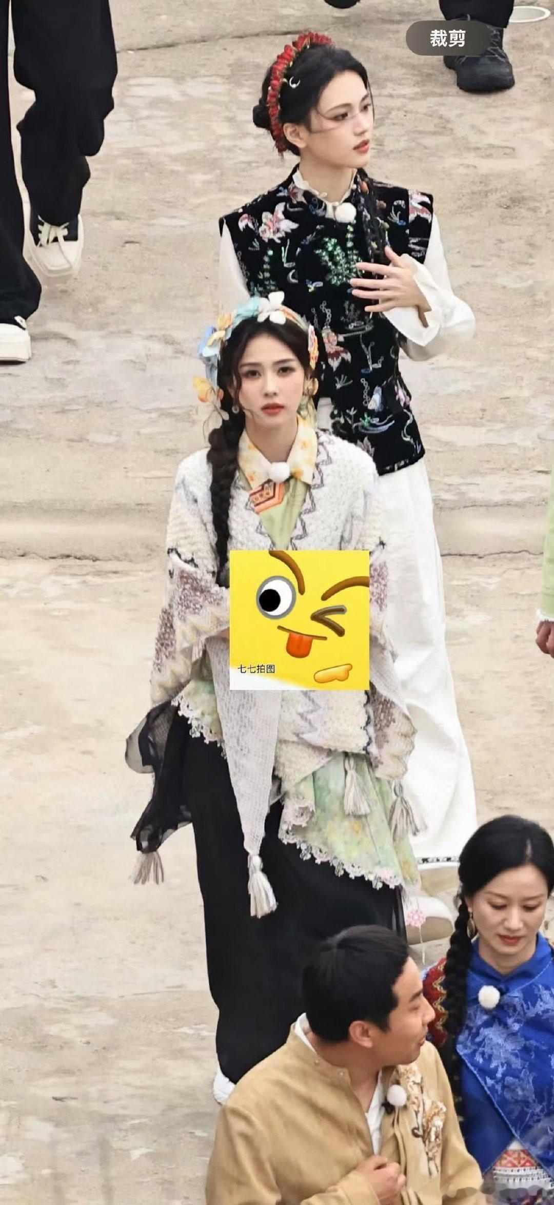 白鹿沈羽洁同框谁赢了？