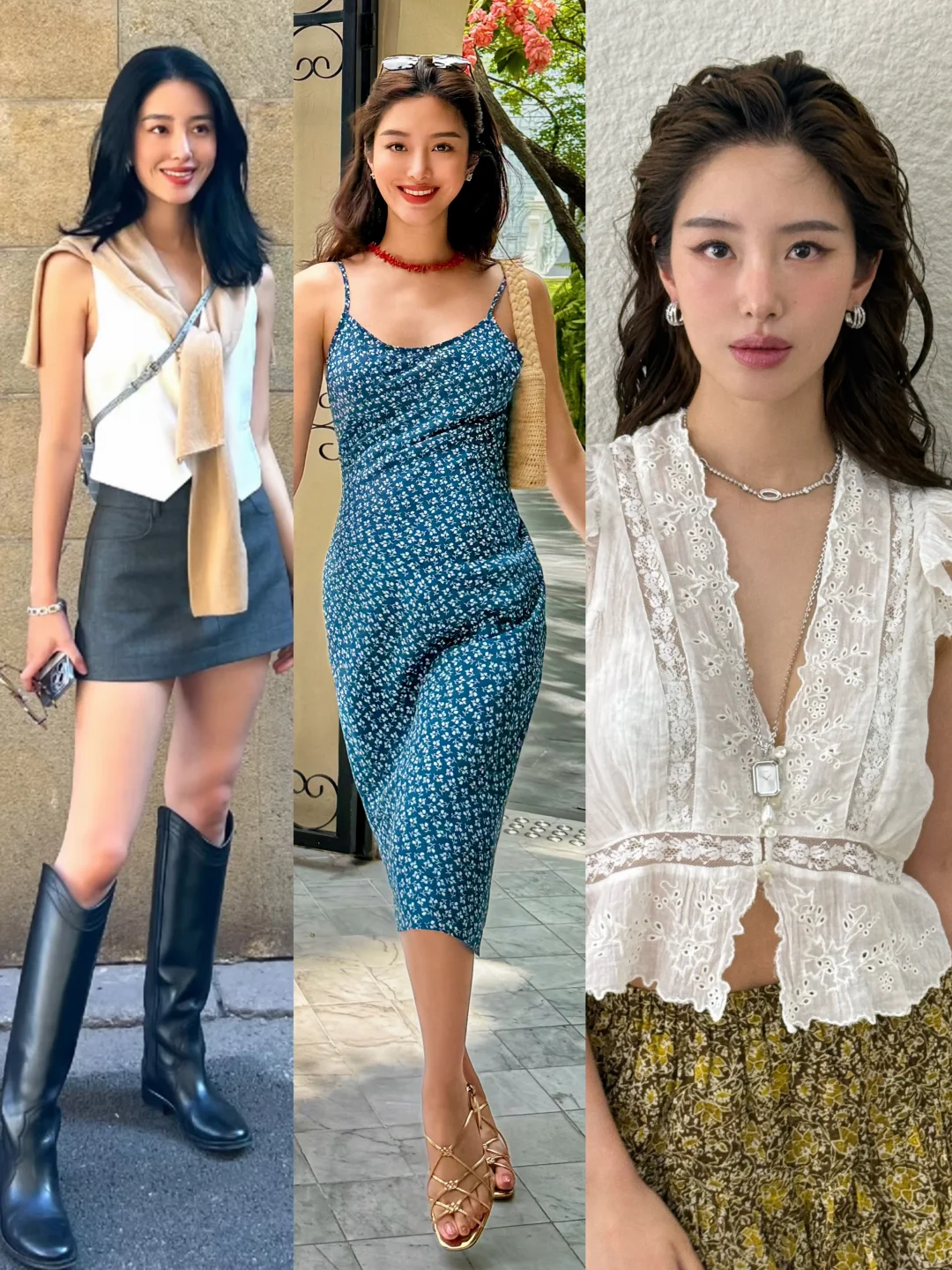 法式松弛又随性高级，杨采钰每套都太会了！