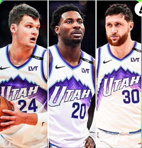 夸张！爵士队的三个中锋：凯斯勒：肩膀手术，赛季报销杰克逊：左膝手术，赛季报销