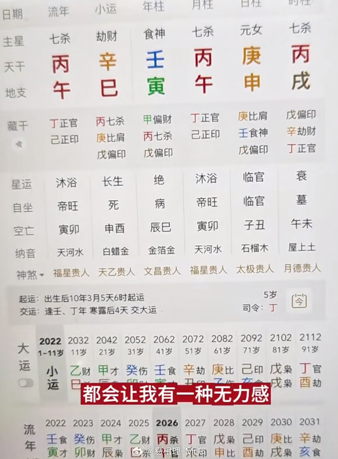 22年出生的小女孩，一出生就有心脏病和视网膜方面的疾病，这八字属于命苦之人，七杀两头挂、大苦大难都找