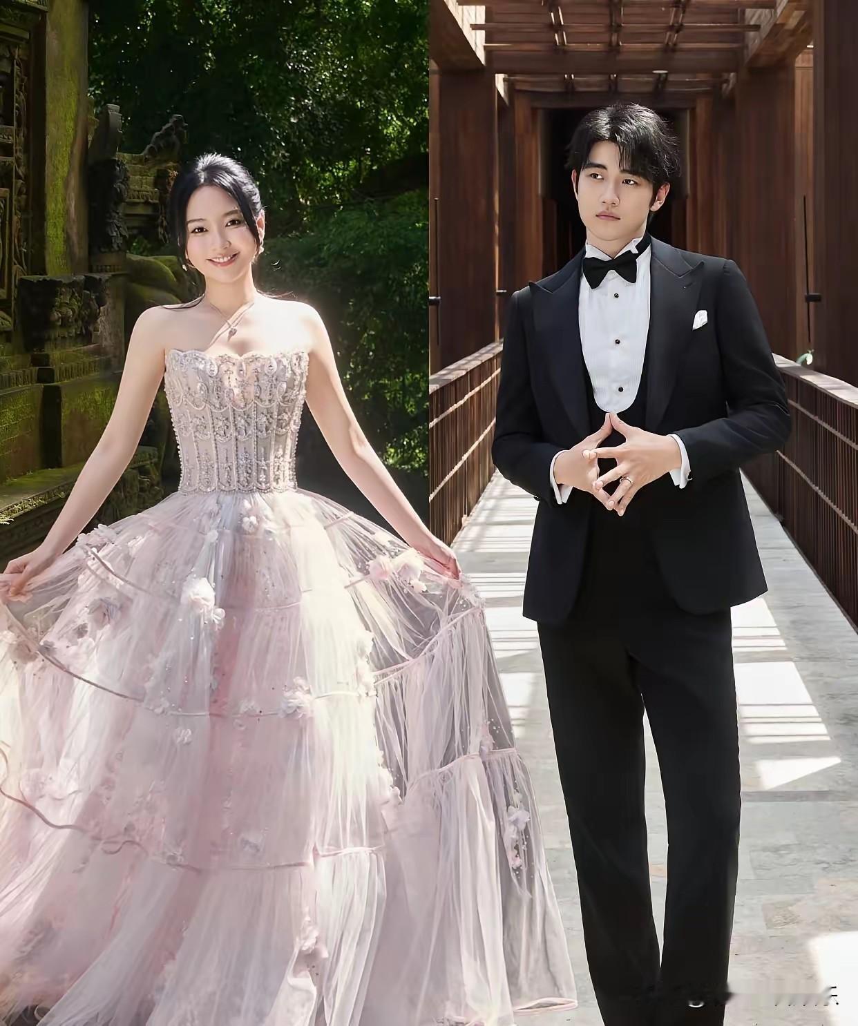 金莎孙丞潇520晒婚纱照，看照片他们就是妥妥的生理性喜欢，肢体语言都很接近。