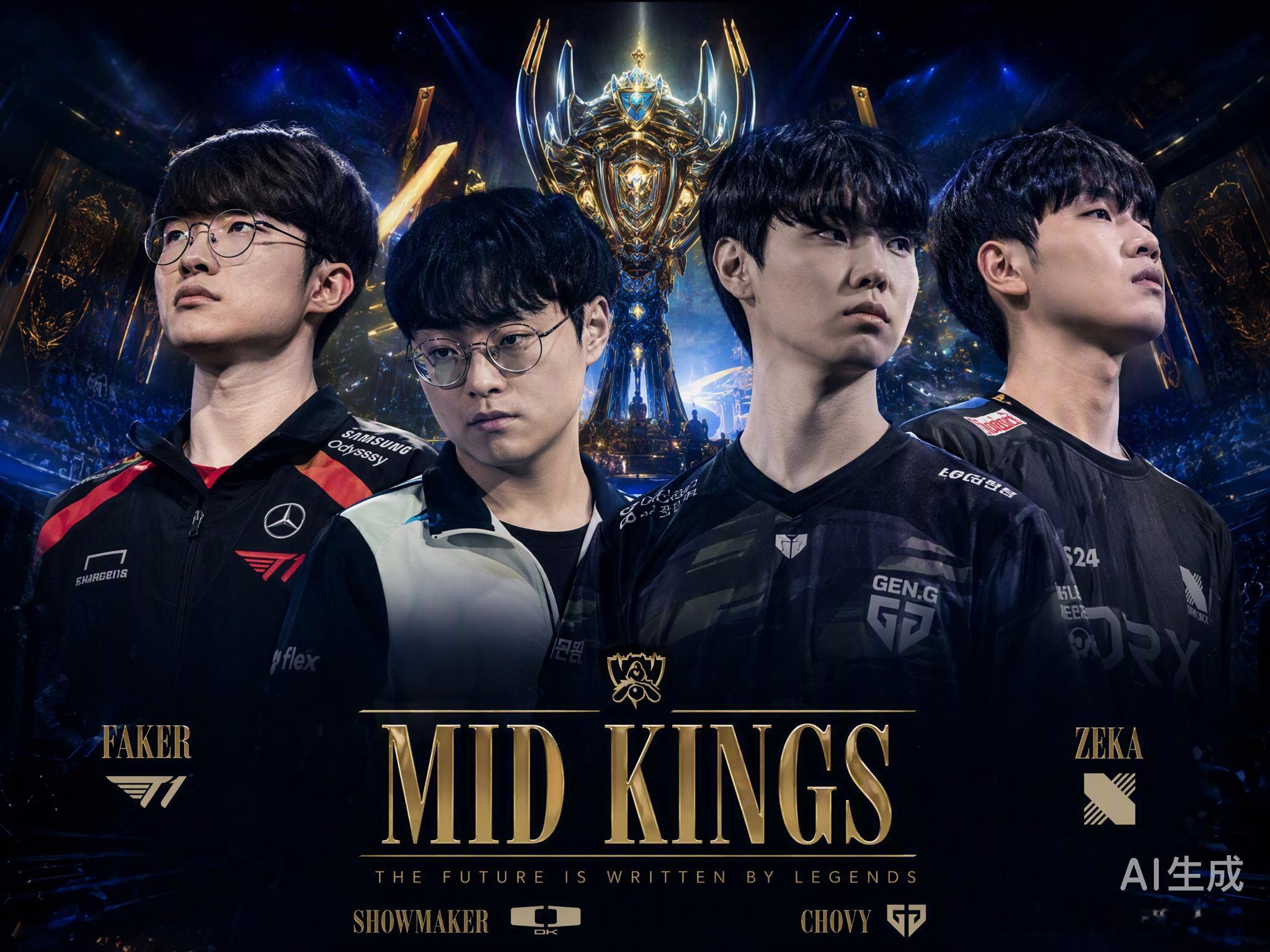 LCK世界赛阵容定了，GEN、HLE、T1、DK四支队伍整装待发。DK在败者组一