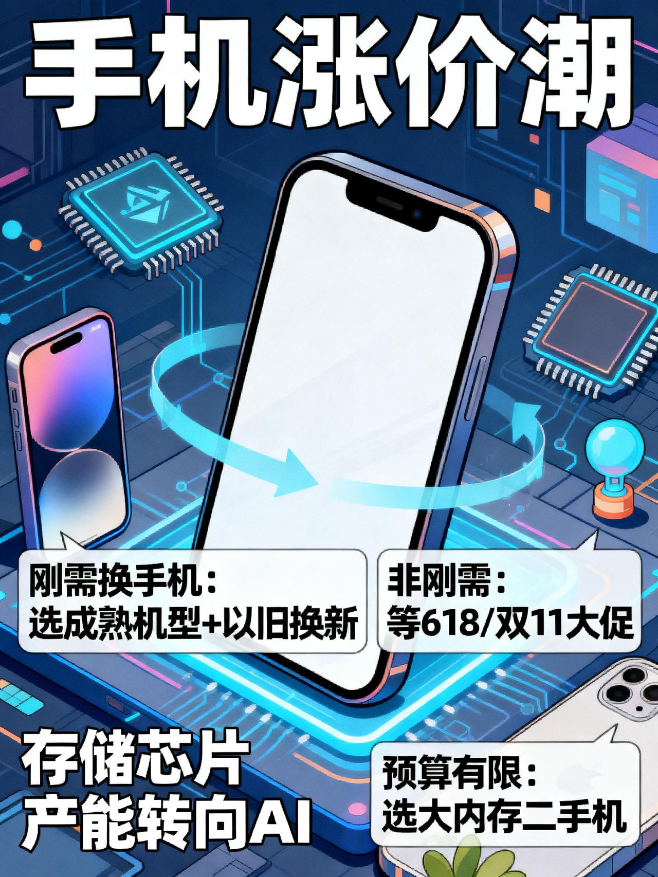 2026年3月起，手机行业迎来近五年最大规模涨价潮2026年3月开始，手机行业