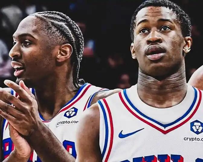 76人战胜凯尔特人扳回一局，新秀埃奇库姆表现出色，全场最高的正负值，埃奇库姆出场