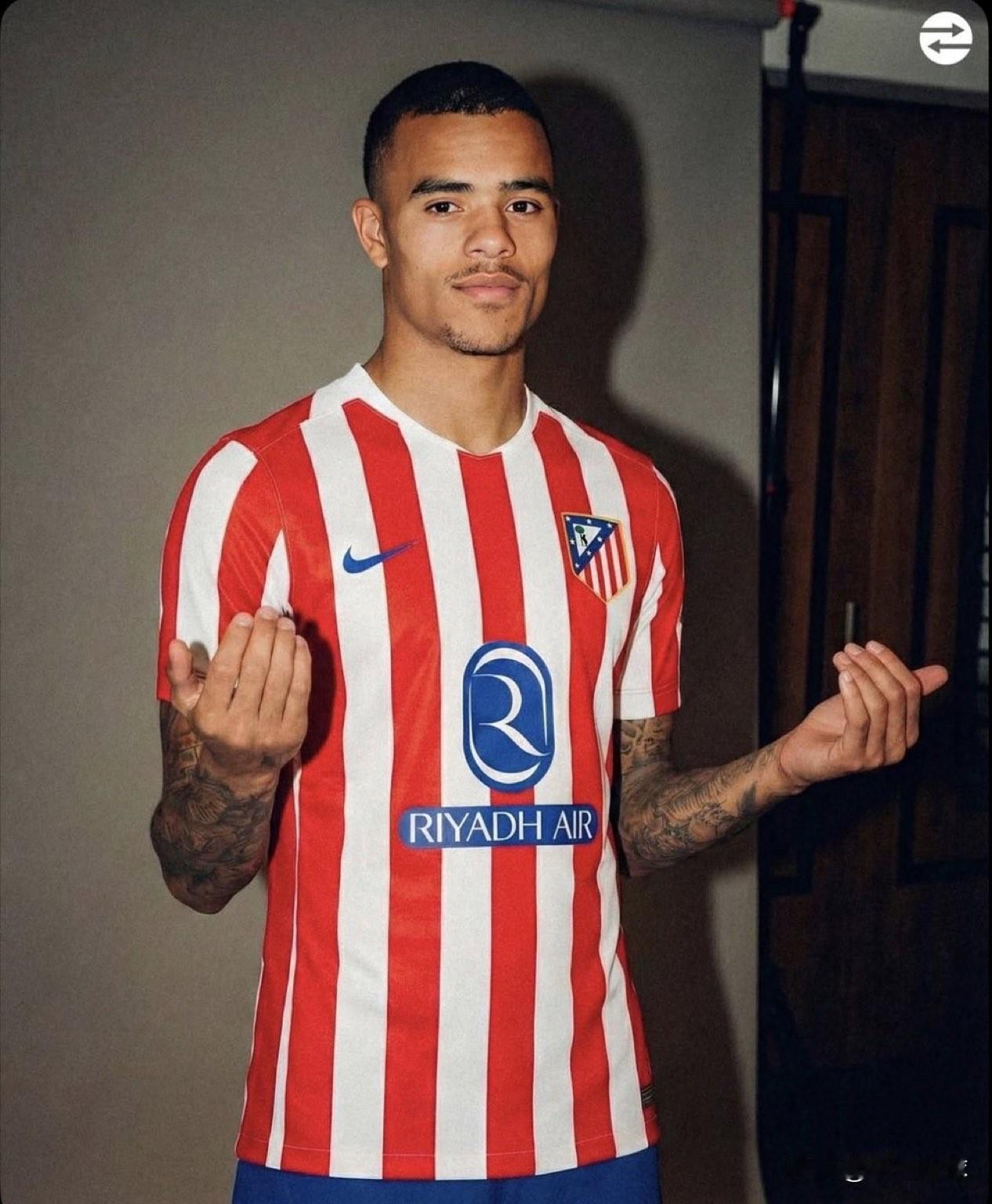 马德里竞技正准备以1亿英镑的价格引进格林伍德。据报道，西蒙尼正在力推引进马赛