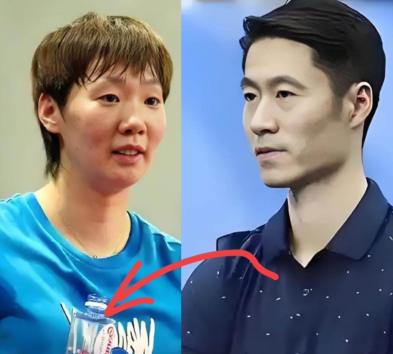 有网友说，王励勤上来以后，最大的受益者是王曼玉，因为她终于可以像“莎莎”一样
