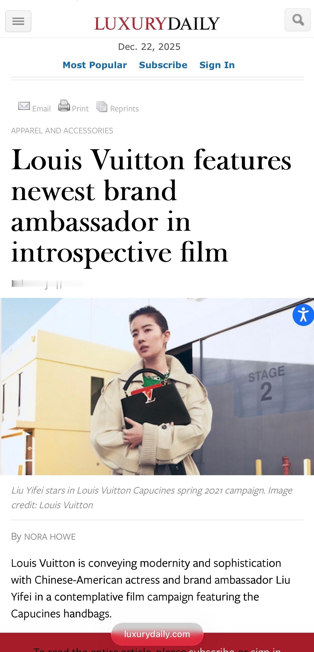 刘亦菲lyf刘亦菲宝格丽全球品牌代言人回顾奢侈品媒体LuxuryDail