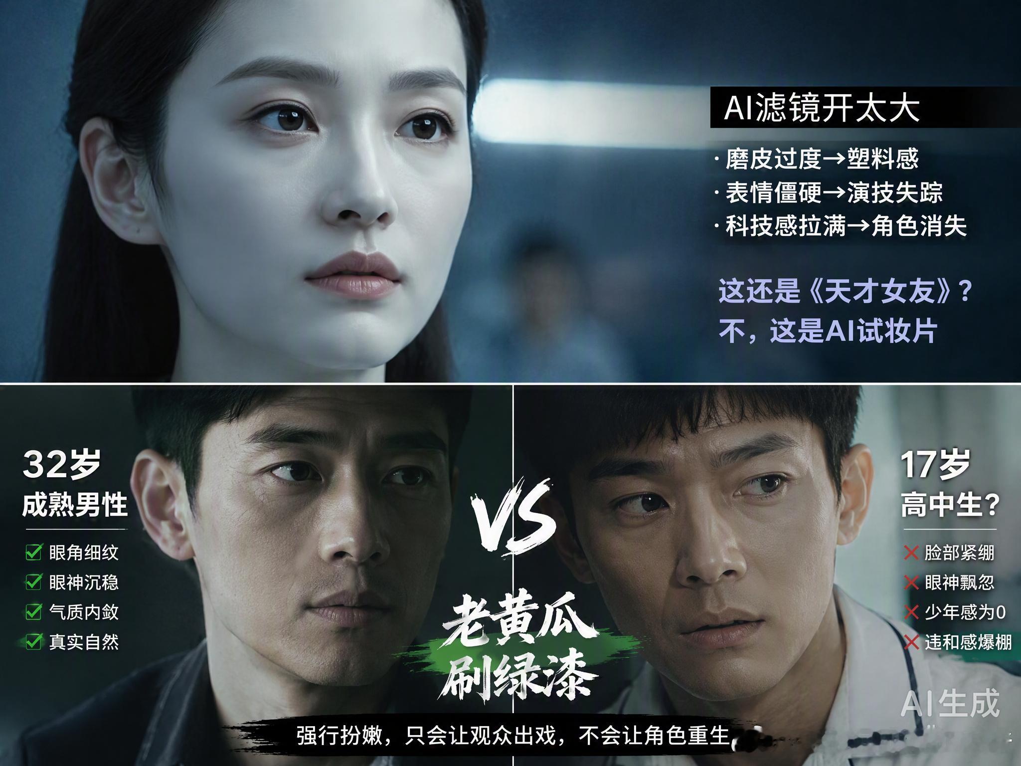 天才女友刚点开《天才女友》看了两集，心情复杂。先说那个被骂上热搜的“AI感”。片