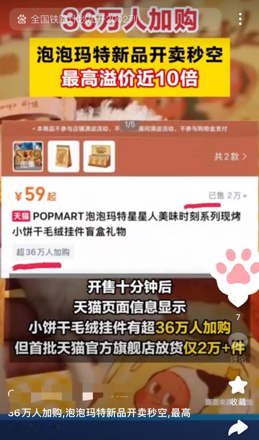 标题：59元飙到689元！泡泡玛特隐藏款又炒疯了，这到底是“收藏艺术”还是“智商