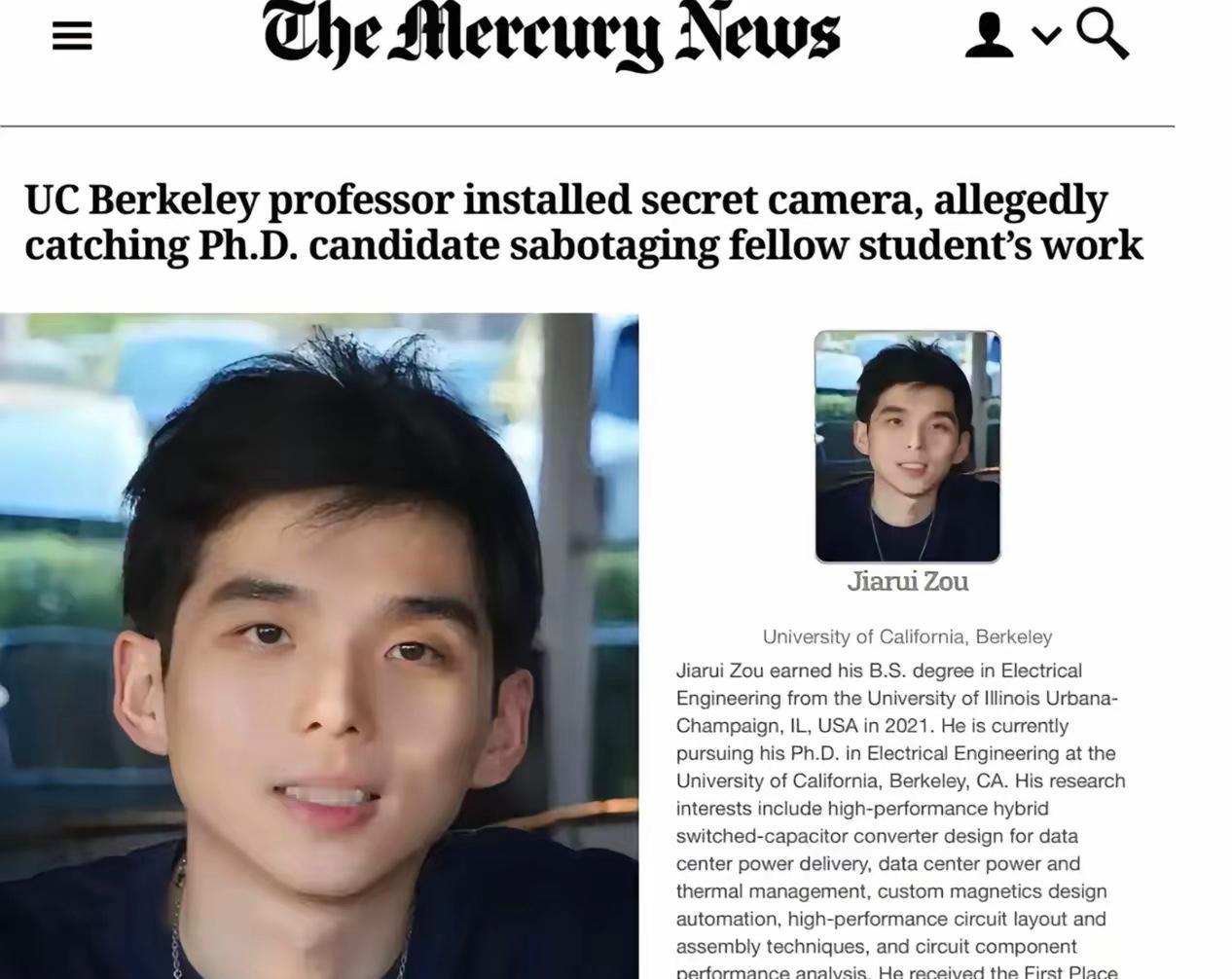 这个在伯克利留学的博士生，丢人丢得海内外皆知。说句实在话，读到博士这一步，已经