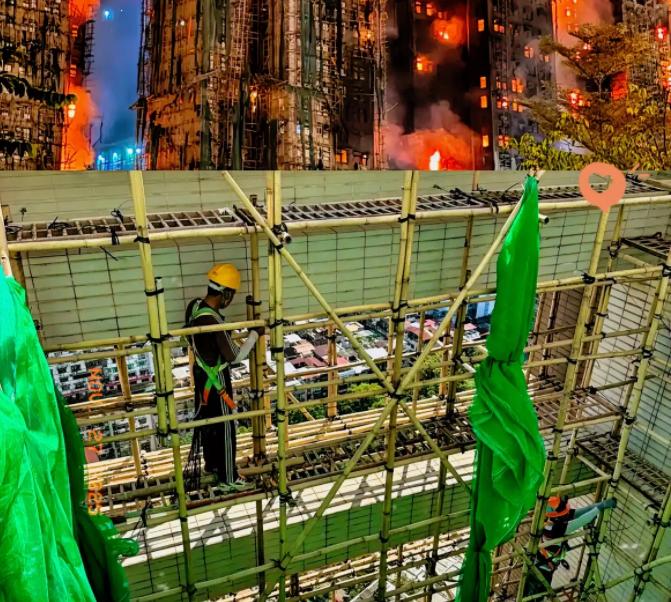终于真相大白了，香港为什么一直用竹子脚手架？ 不是香港落后，也不是用不起钢
