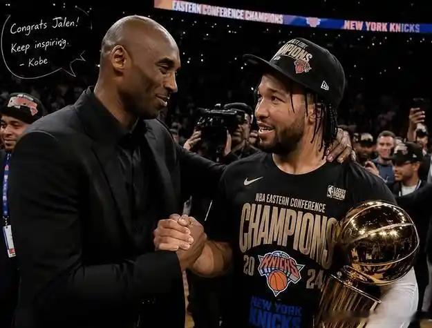 【布伦森：科比赠鞋助我夺冠，自信满满🏀🏆】在NBA总决赛G5中，尼克斯以94