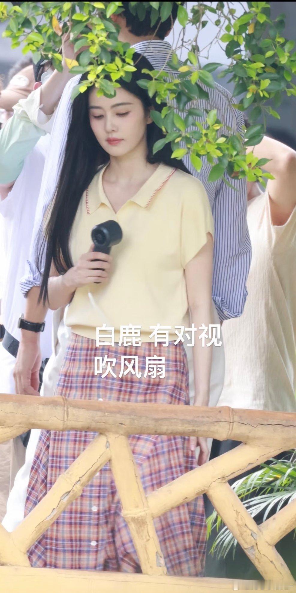 白鹿《开到荼蘼》今天两套造型，我感觉一般