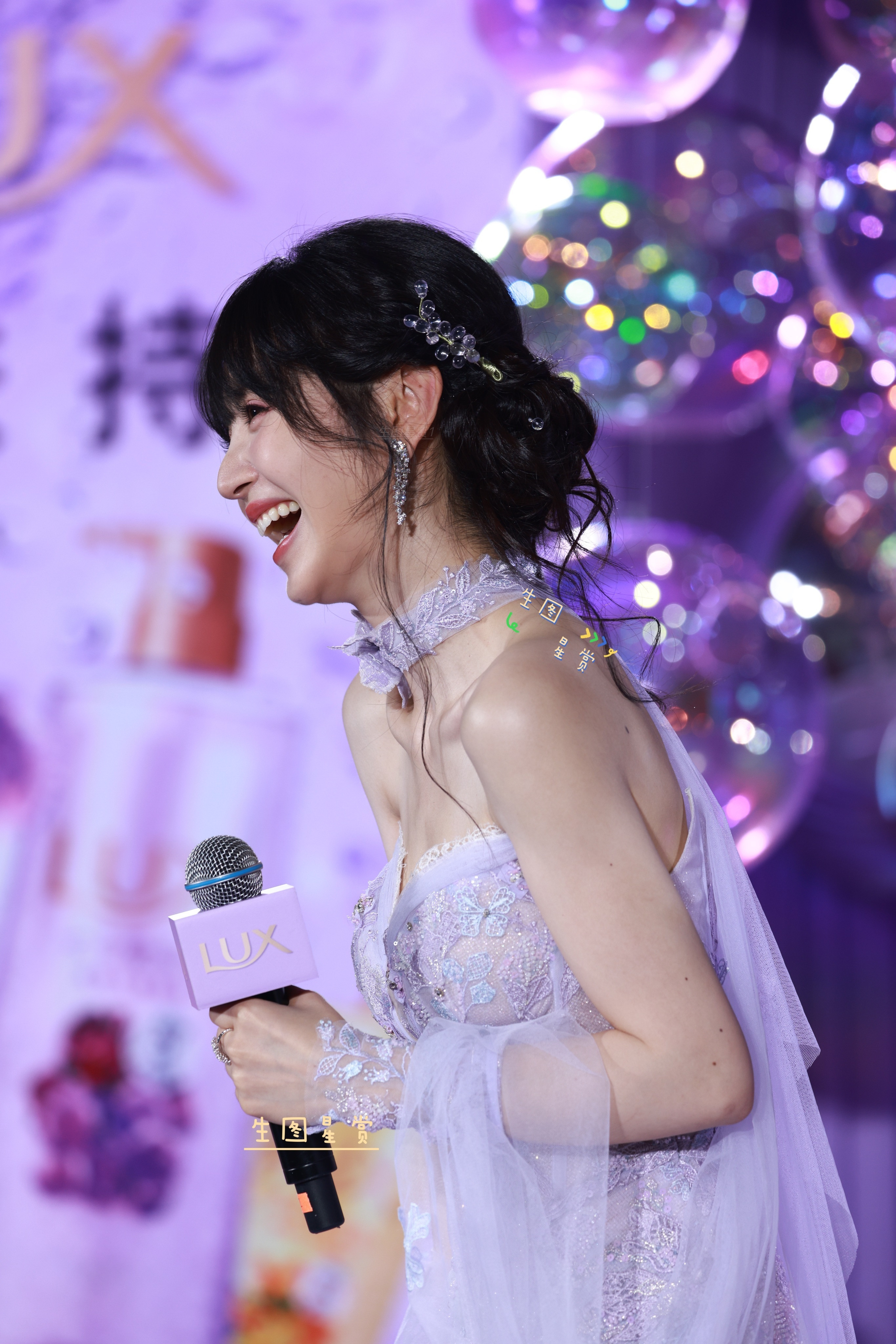 田曦薇深圳活动生图直出，公主小田美得好梦幻🌸💋🌃🫧田曦薇​​​