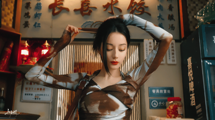 《枭起青壤》的迪丽热巴美出新高度了，高级厌世脸​​​