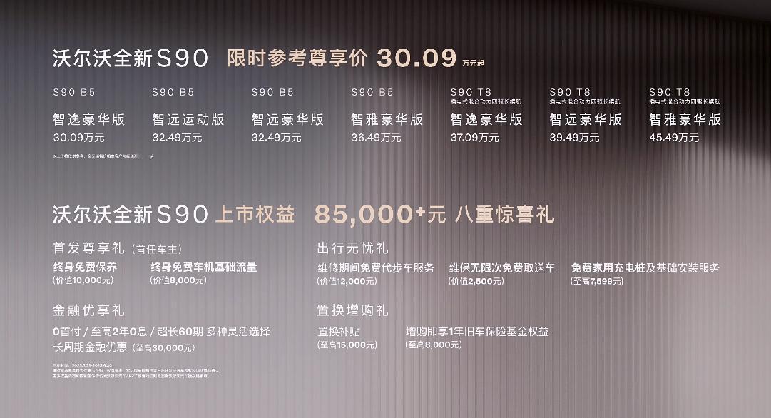 沃尔沃全新S90正式上市了，好多人就问，这车到底咋样？先看看内饰，这次新增