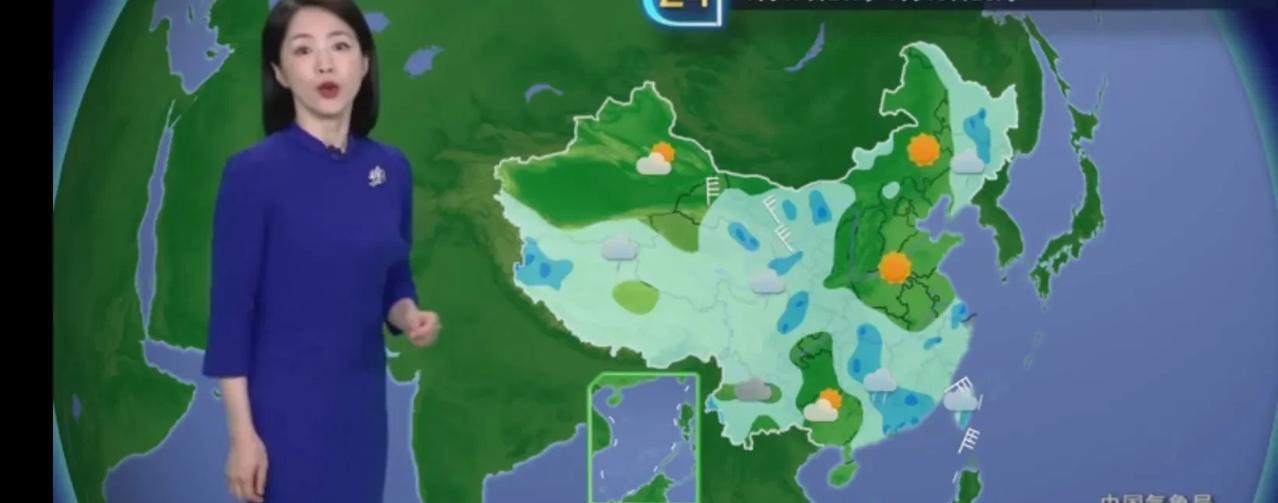 2025年7月18日天气。长江中下游以北，黄河下游无雨区。前期高温区开始逐步缩减
