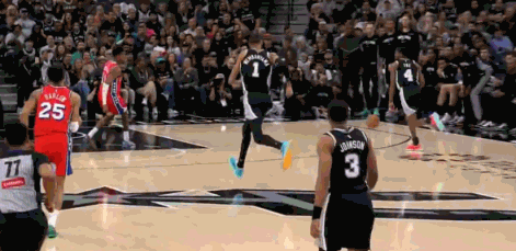 太可怕了，马刺115-102大胜76人，文班亚马有一个很可怕的球，这个球就是恩比