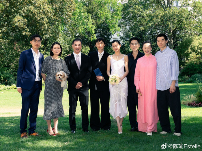林依轮儿子林子濠与法国华裔超模陈瑜结婚