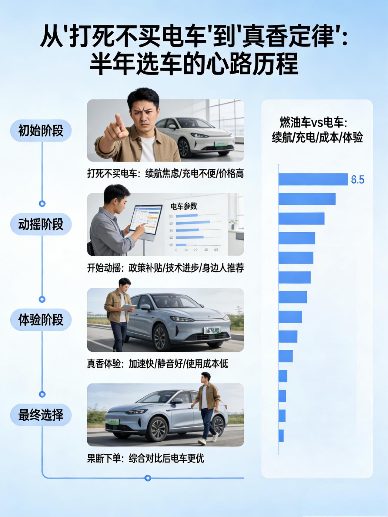 从“打死不买电车”到“真香定律”，我这半年选车的心路历程
