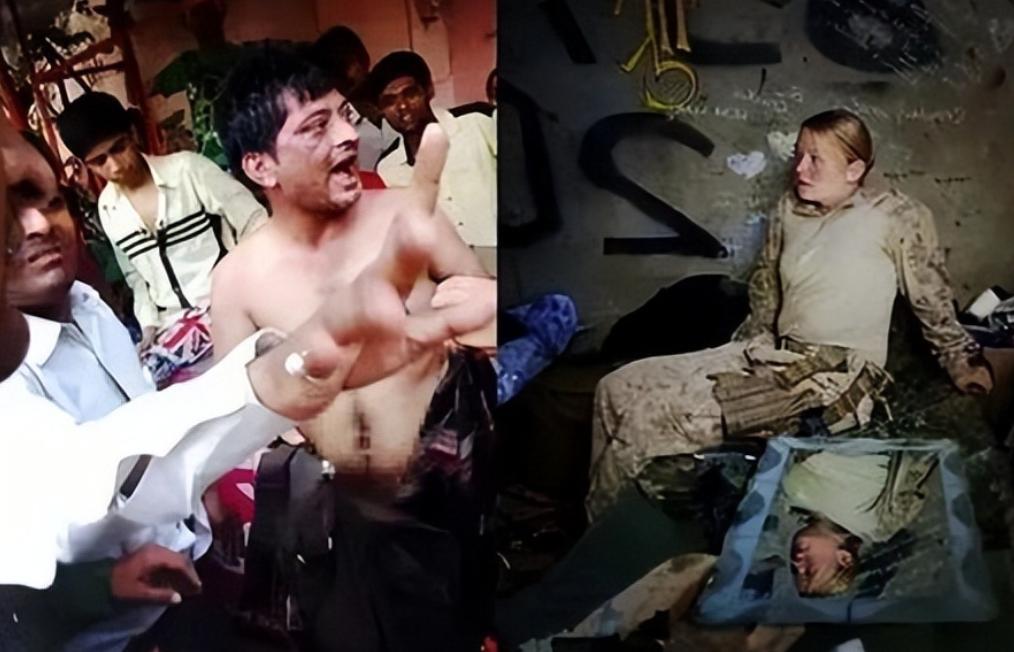 2005年，一印度工人在路过美军女兵寝室时，看到一肤白貌美的美军女兵正在午睡，内