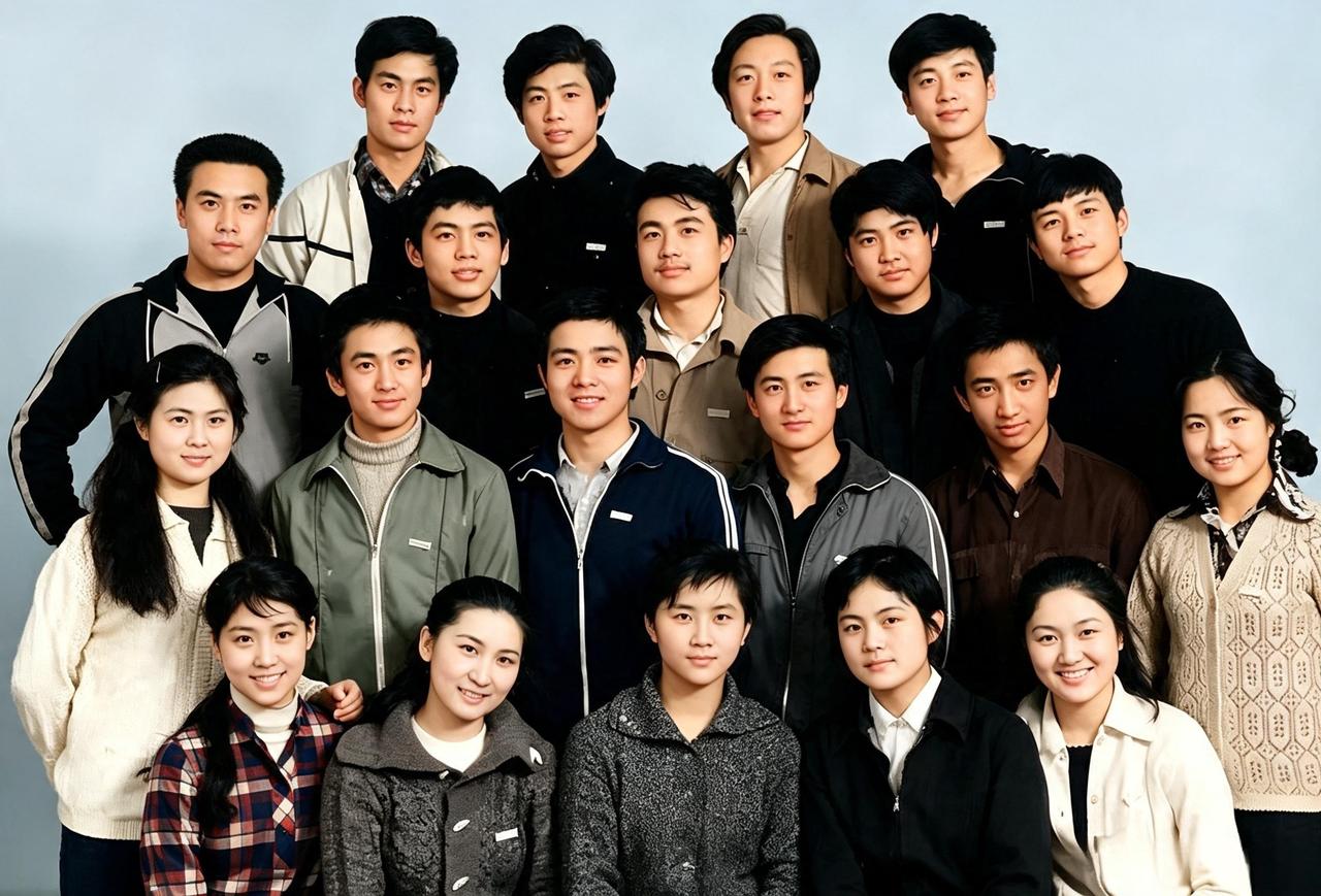 这是中央戏剧学院表演班八二届学生，全班一共二十名学生，圈内公认“老戏骨摇篮”。