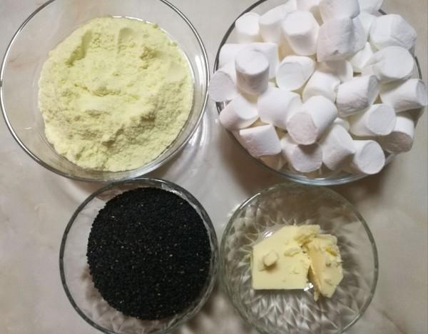 把棉花糖和奶粉做牛轧糖, 小孩子不爱吃都很难, 自己做干净又卫生