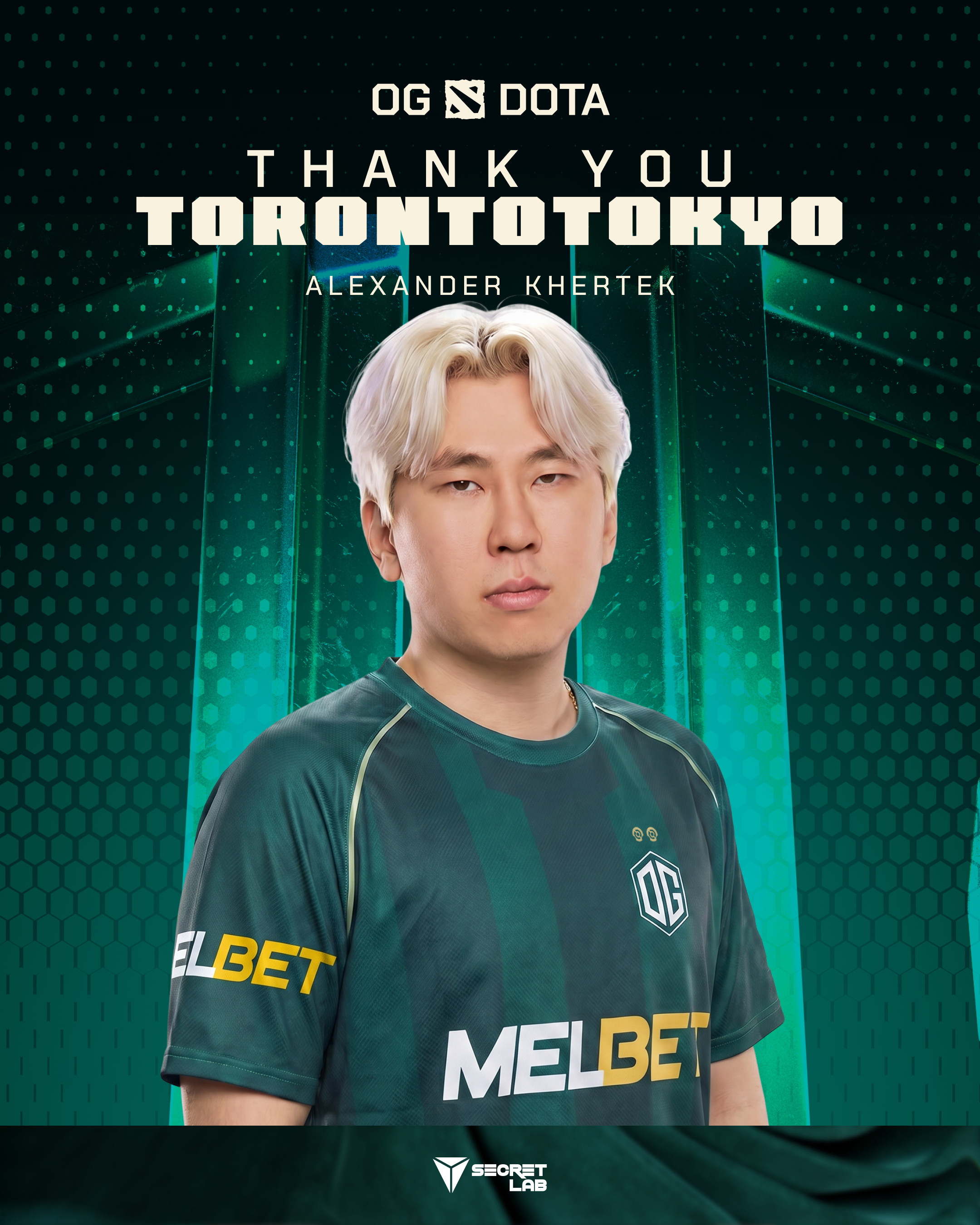 【OGDota2分部人员变动公告】OG电子竞技俱乐部今日确认，Toront