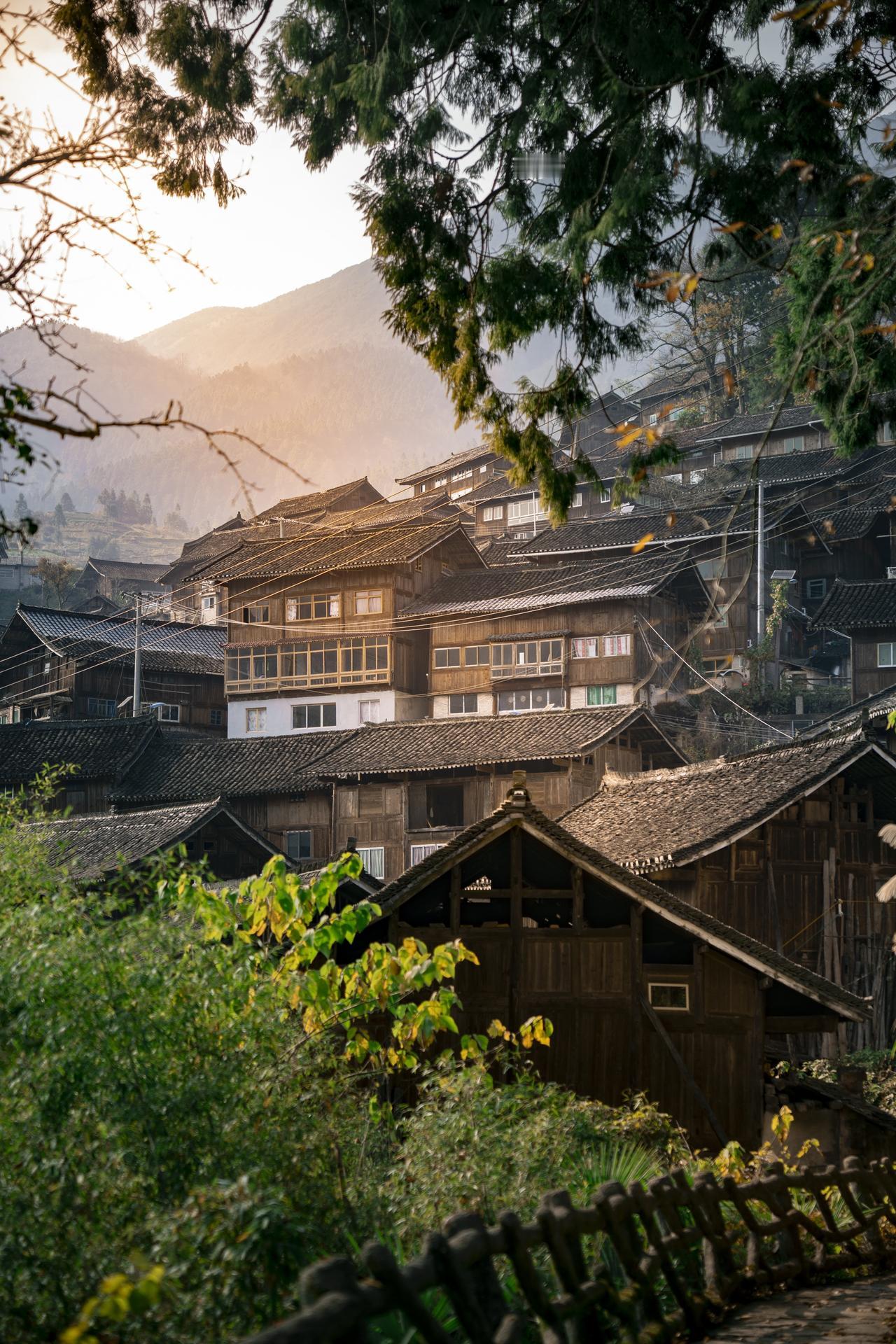 雀鸟苗寨诗和远方风光摄影