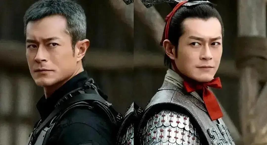 古天乐老了，项少龙更老了电影《寻秦记》里，他顶着一头真白发，眼角皱纹不加滤