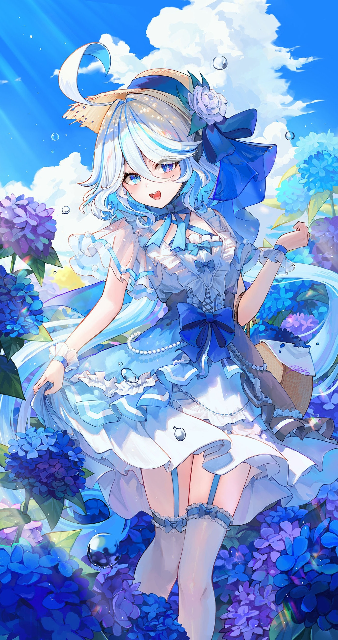 动漫芙宁娜·画师：PiOKO星空卫视动漫盘点